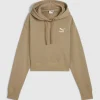 Felpa con cappuccio Better Classics Marrone Donna