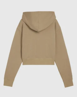 Felpa con cappuccio Better Classics Marrone Donna
