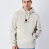 Felpa con cappuccio con logo C grande Grigio Uomo