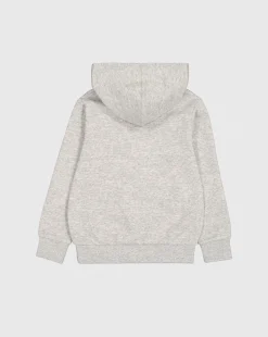 Felpa con cappuccio con logo grande Grigio Bambino