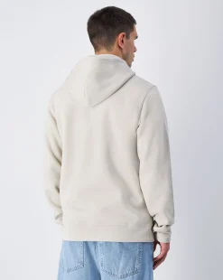 Felpa con cappuccio con logo C grande Grigio Uomo