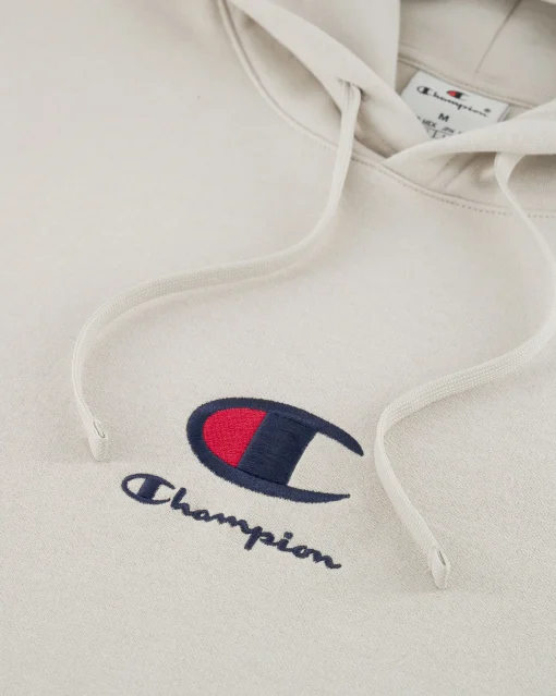 Felpa con cappuccio con logo C grande Grigio Uomo