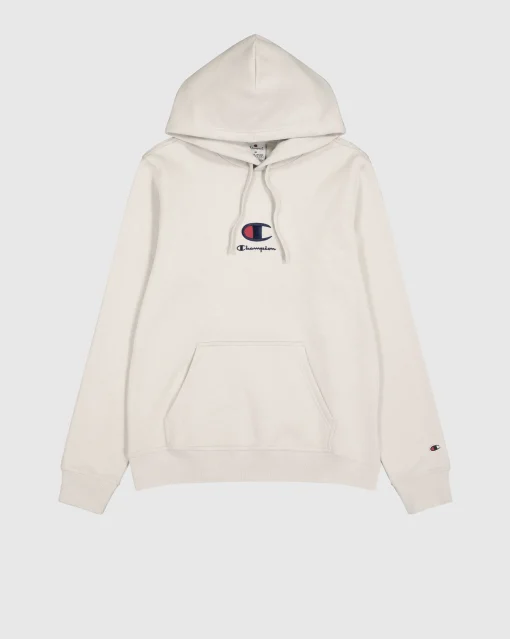 Felpa con cappuccio con logo C grande Grigio Uomo