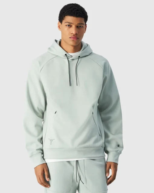 Felpa Con Cappuccio C-Tech Verde Uomo