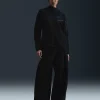 Felpa con cappuccio e zip a tutta lunghezza - Tech Fleece Nero Donna