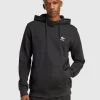Felpa Con Cappuccio Essentials French Terry Nero Uomo