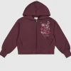 Felpa Con Cappuccio Full Zip Emotional Dance Viola Bambina
