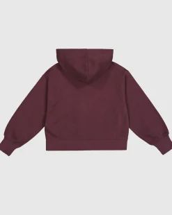 Felpa Con Cappuccio Full Zip Emotional Dance Viola Bambina