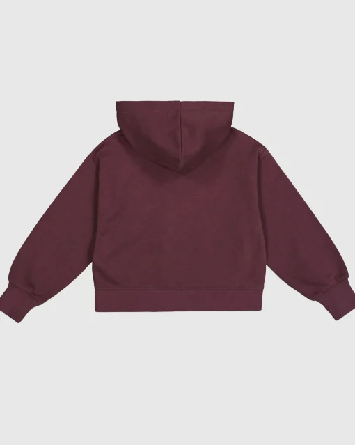 Felpa Con Cappuccio Full Zip Emotional Dance Viola Bambina