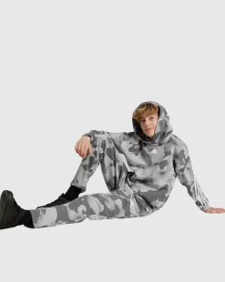 Felpa con cappuccio Future Icons Camo Printed Verde Bambino