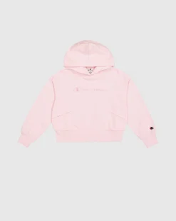 Felpa Con Cappuccio Icons Rosa Bambina