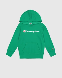 Felpa Con Cappuccio Icons Verde Bambino