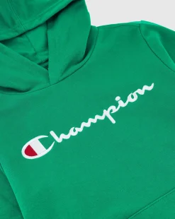 Felpa Con Cappuccio Icons Verde Bambino
