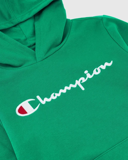 Felpa Con Cappuccio Icons Verde Bambino