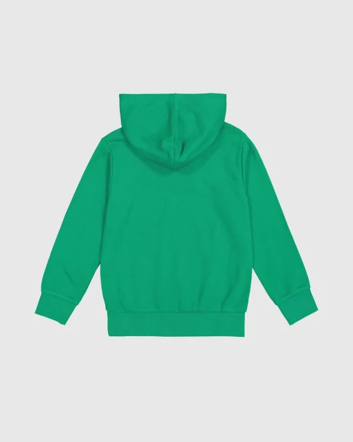 Felpa Con Cappuccio Icons Verde Bambino