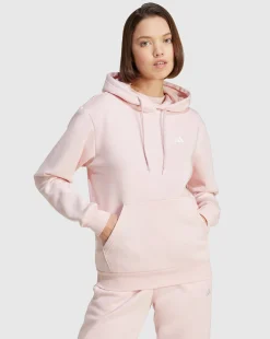 Felpa Con Cappuccio Small Logo Rosa Donna