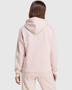 Felpa Con Cappuccio Small Logo Rosa Donna