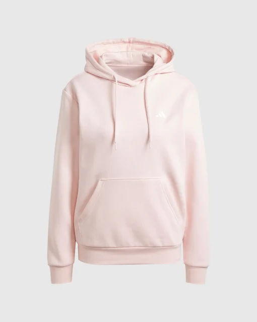 Felpa Con Cappuccio Small Logo Rosa Donna