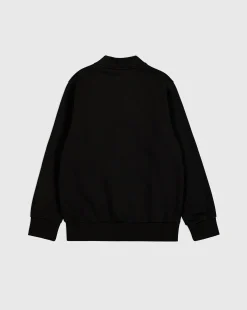 Felpa con cerniera Nero Bambino