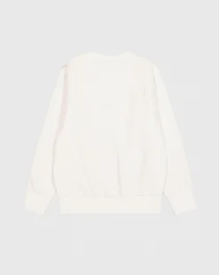 Felpa con logo grande Bianco Bambino