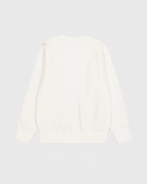 Felpa con logo grande Bianco Bambino