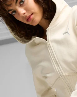 Felpa Dare To Gym2k Crop Bianco Donna