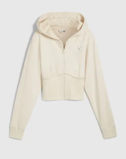 Felpa Dare To Gym2k Crop Bianco Donna