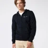 Felpa Full-Zip Con Cappuccio Icons Blu Uomo