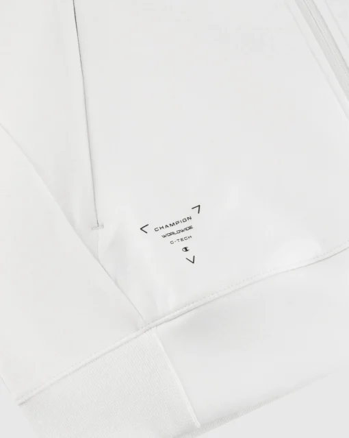 Felpa Full-Zip Con Cappuccio C-Tech Bianco Uomo