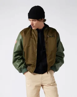 Felpa Full-Zip Con Cappuccio Icons Blu Uomo