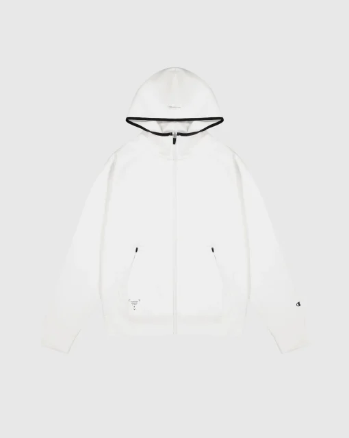 Felpa Full-Zip Con Cappuccio C-Tech Bianco Uomo