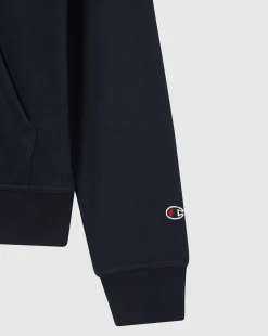 Felpa Full-Zip Con Cappuccio Icons Blu Uomo