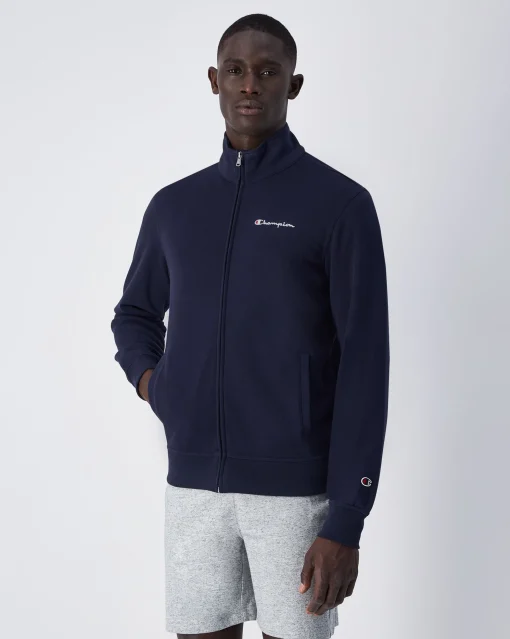 Felpa Full-Zip Icons Blu Uomo