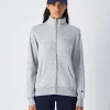 Felpa Full-Zip Icons Grigio Donna