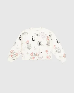 Felpa grafica Bianco Bambina