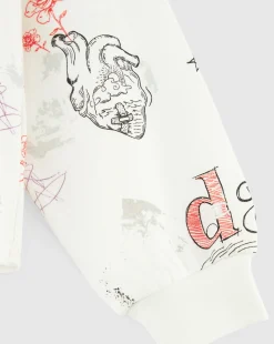 Felpa grafica Bianco Bambina