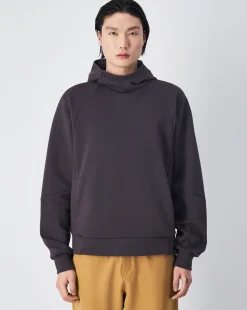 Felpa Interlock con cappuccio Nero Uomo