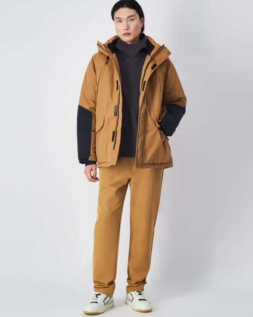 Felpa Interlock con cappuccio Nero Uomo