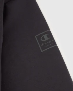 Felpa Interlock con cappuccio e cerniera Nero Uomo