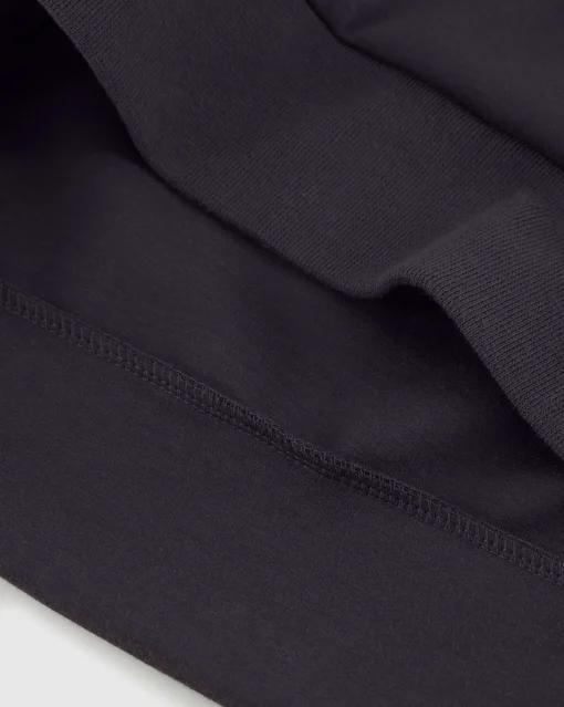 Felpa Interlock con cappuccio Nero Uomo