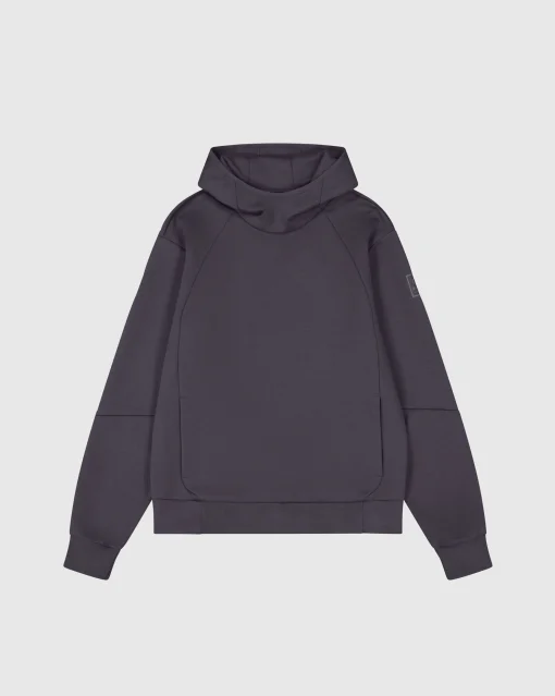 Felpa Interlock con cappuccio Nero Uomo