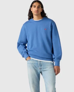 Felpa The Original Girocollo Blu Uomo