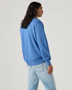 Felpa The Original Girocollo Blu Uomo