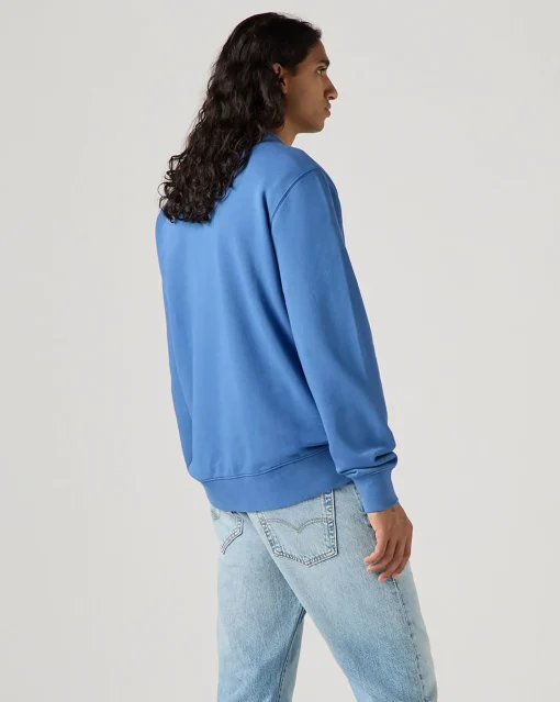 Felpa The Original Girocollo Blu Uomo