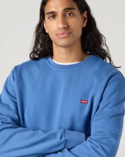 Felpa The Original Girocollo Blu Uomo