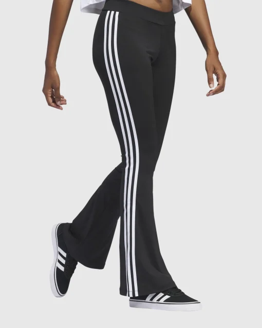 Flared Leggings Nero Donna