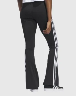Flared Leggings Nero Donna