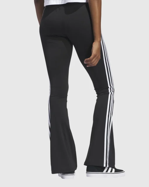 Flared Leggings Nero Donna