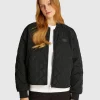 Giacca bomber trapuntata taglio relaxed Nero Donna