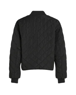 Giacca bomber trapuntata taglio relaxed Nero Donna